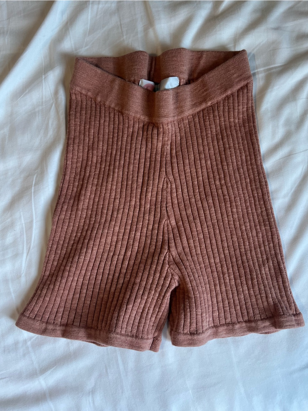 FP Beach Ribbed Bike Shorts in Dusty Rose